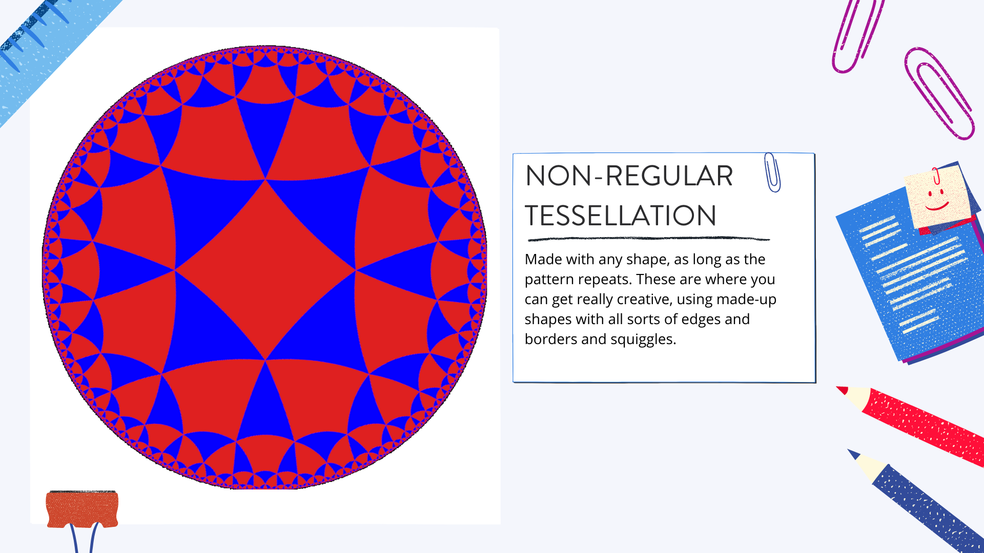 example of non regular triangle tessellation